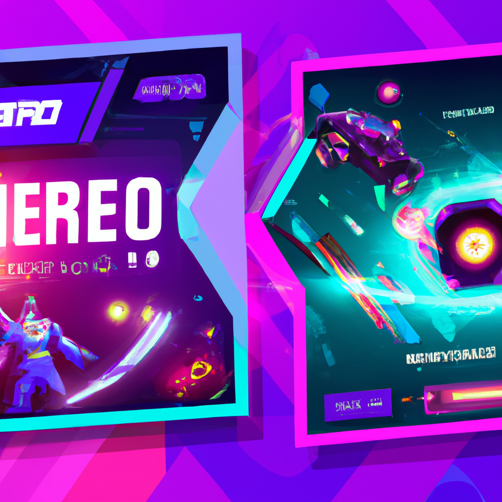 ArcadePulse hero montage: neon arcade screen with pixel and 3D overlays